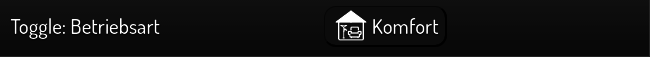 Toggle für Betriebsarten