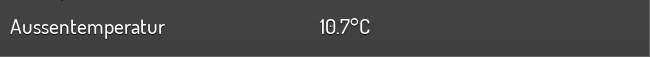 Beispiel Info Widget mit Formatierung