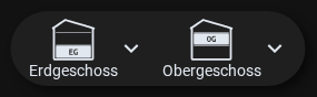 Dock Darstellungsart im Footer