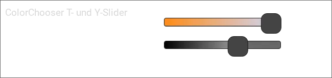 ColorChooser, Farbtemperatur- und Helligkeits-Slider