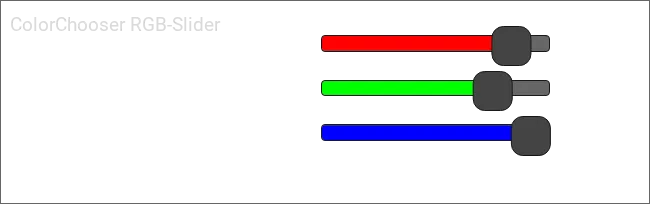ColorChooser, RGB-Slider