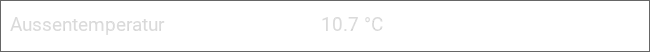 Beispiel Info Widget mit Formatierung