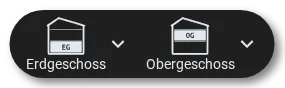 Dock Darstellungsart im Footer