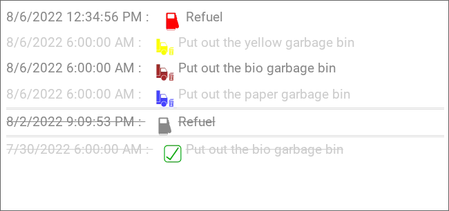 RSSLog, complex example