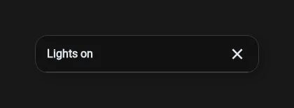 Status popup